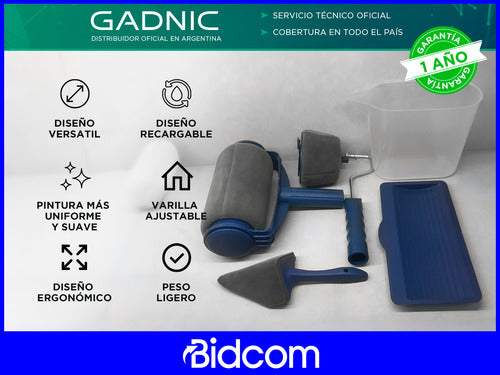 Gadnic Rechargeable Paint Roller Kit Easy + Accessories 1