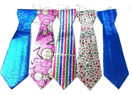 5 Soles Multicolor Party Ties X 5u. 0