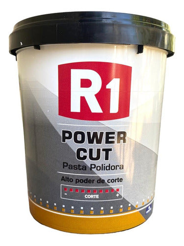 Pasta De Pulir Roberlo Power Cut 1kg R1 + Paño De Cordero 1