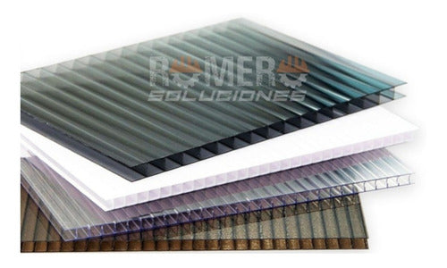 Polygal Polycarbonate Hollow Sheet Various Colors 2.90x1.05x4mm 1