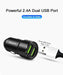 LITO Car Charger Fast Charge Dual USB Output 2.4A Premium 7