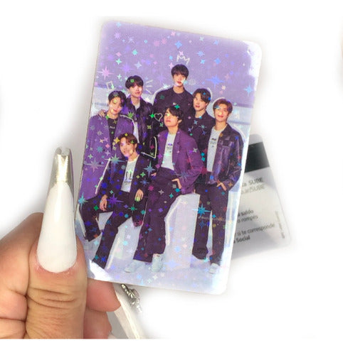 Victorius Sticker Holographic Sube Self-Adhesive Kpop Bt S Md9 Y2k 1