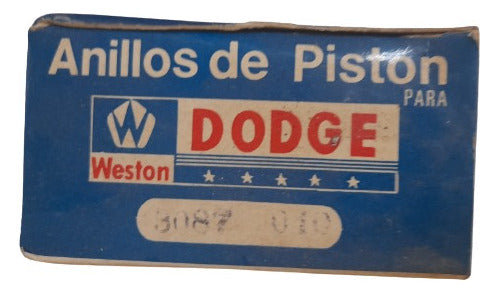 Weston Juego De Aros Dodge/Valiant Slant Six 0.40 0