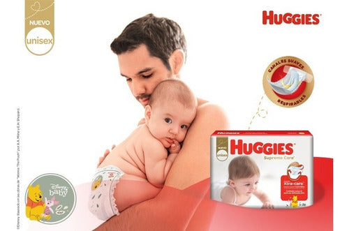 Huggies Supreme Care Recien Nacido X 34 + Toalla De Regalo 1