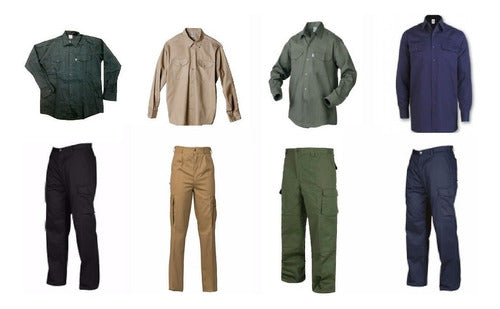 Ramos Generales Buenos Aires Cargo Pants and Work Shirt Set 1