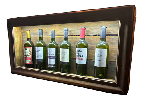 Generic Illuminated Recycled Wooden Wine Rack 0