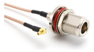 Adaptador Rf Pigtail   Mcx 90°  A N- Hembra Chasis 0