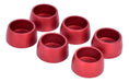 C-Force Anodized Red Steering Wheel Bushings Collino 6mm x6 Full Set 0