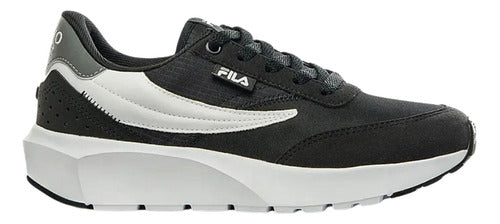 Fila Men's RENNOSPORT Black and White Sneakers 1