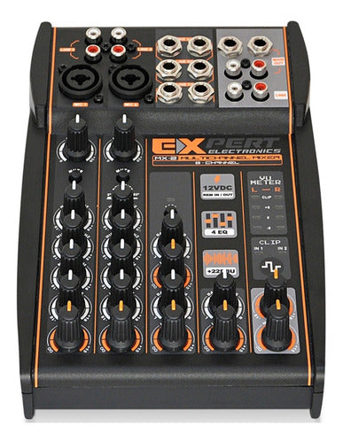 Expert Mixer Console Phantom MX-2 8 Channels Equalizer 0