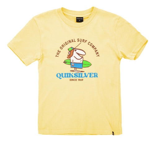 Quiksilver Kids Mr. Surfman Short Sleeve Yellow T-Shirt 1