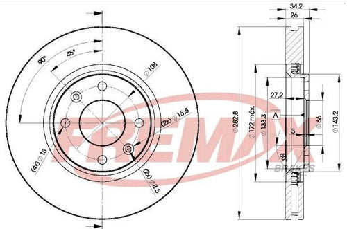 Interparts Kit Discos Y Pastillas Citroen C4 2.0 16v 1