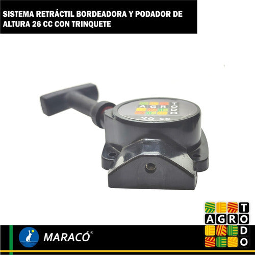 Tapa Sistema Arranque Retractil Podador Alt P/trinquete 26cc 2