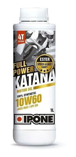 Ipone Full Power Katana 10W60 Synthetic Motorcycle Oil 0