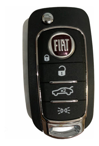 Keyfad Car Key Fob + Blade 4-Button Auto SIP22 Keyfad FT00018 0