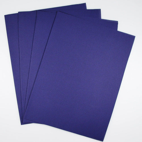 HERMES SHOP Royal Blue Cotton Point Fabric, 30x45 Cm, 4 Units 0