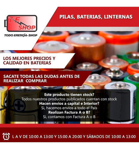 Pilas 123 Energizer Lithium 1