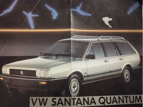 Vw Santana Quantum Folleto Catálogo Original Impreso Colecci 0