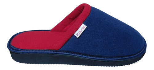 Dural Blue and Red Cozy Slippers 0