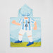 Afa Seleccion Argentina Poncho Infantil Toalla Secado Rapido 3