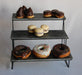 Handcrafted Iron Display Stand for Black Table 1