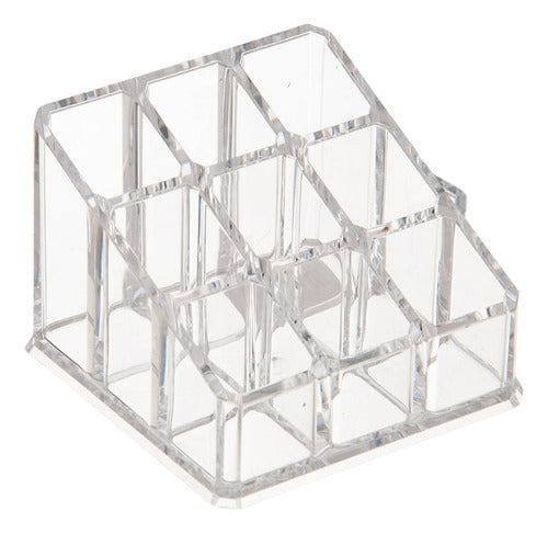 DD2 Acrylic Lip Cosmetic Organizer with 9 Divisions 1