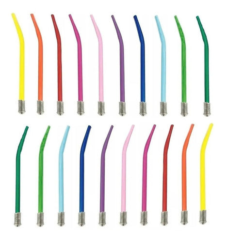 10 Metal Spring Colorful Straws with Choice 3