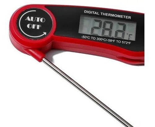 Digital Cooking Thermometer Waterproof Folding -50 to 300° 2