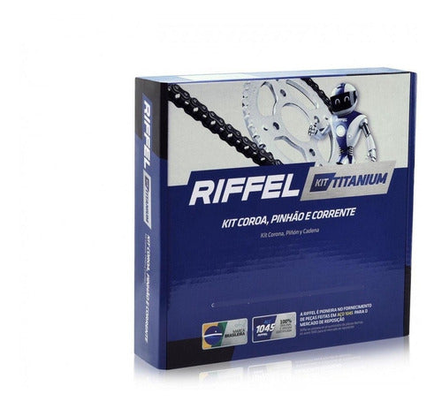 Kit De Transmision Riffel Honda Cb 150 Invicta (15-42) - Fas 0