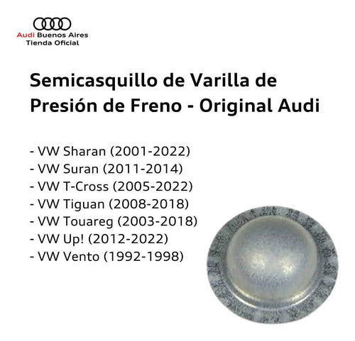 Audi Semicasquillo de Varilla de Presión Freno Volkswagen Bora 3