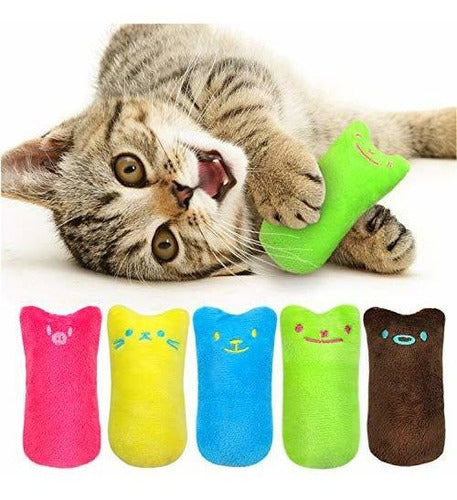 Legendog - 5 Chew Toys for Cats with Animated Designs 0