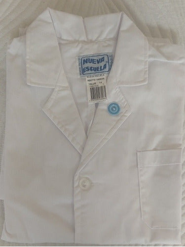 White School Lab Coat Size 14 3