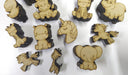 20 Unicornios Fibrofacil Mdf Animales Souvenirs Pintar 4