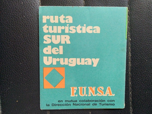 Mapa Funsa Ruta Turística Sur Del Uruguay Plegable 12x10cm 0