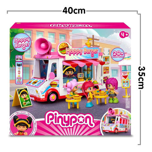 Caffaro Happy Burger 2-in-1 Pinypon Playset Hamburger Truck 6