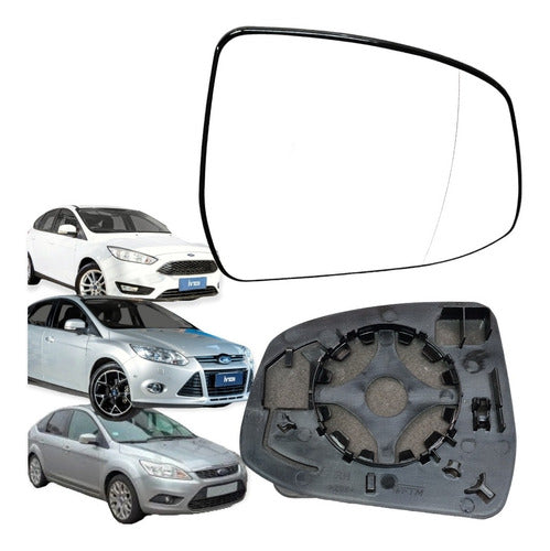 Mirror Glass Ford Focus 2008 to 2019 Without Defroster Right Side 4