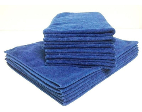 Laffite Pack of 10 Microfiber Cloths 40x80cm Super Absorbent 2