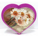Rotating Musical Heart-shaped Photo Frame - 2 Photos 3 Melodies 3