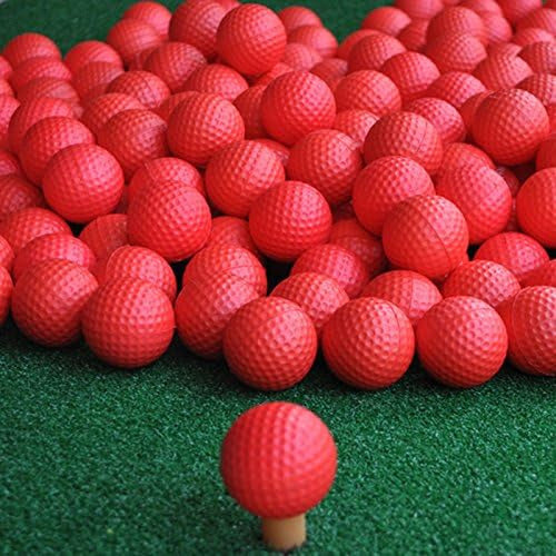 Dsmile Practice Golf Balls, Foam, 14 Count, Red 3