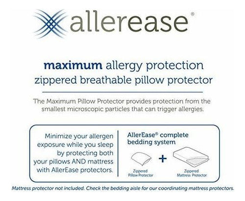 Aller-Ease Maximum Allergy Protection Pillow Protector 1