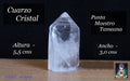 Natural Crystal Quartz Master Point on Flat Base - 5.5 cm x 3.0 cm 6
