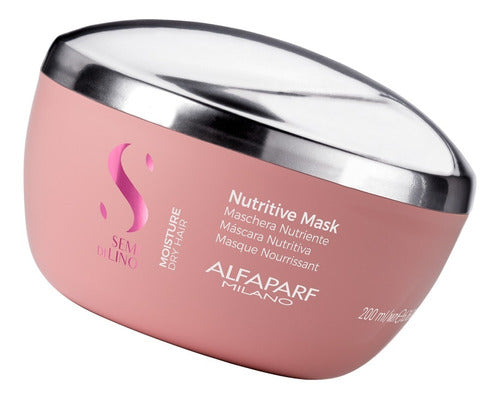 Alfaparf Semi Di Lino Mask Nutrient Moisture Dry X 200ml 3