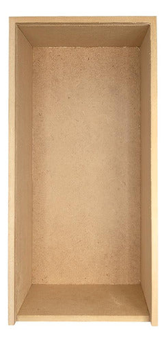 Embalagem Madeira Mdf Tampa Deslizante 41,5cm X 16,5cm 2