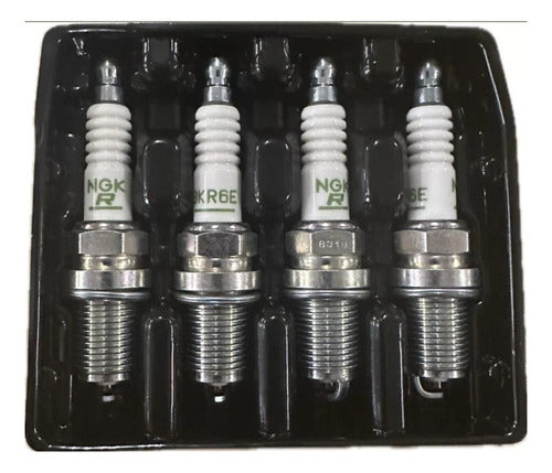 NGK Kit of 4 Spark Plugs for Volkswagen Gol Trend/Fox/Suran/Voyage 1.6 8V 1