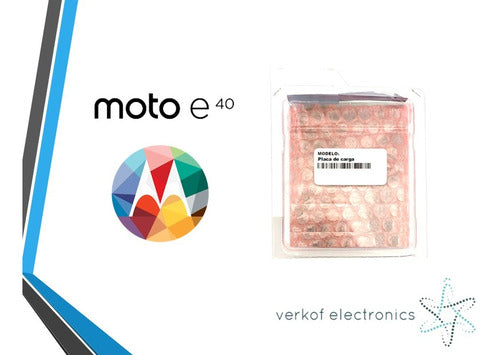 Motorola Placa De Carga Xt2159-1 Moto E40 Original 2