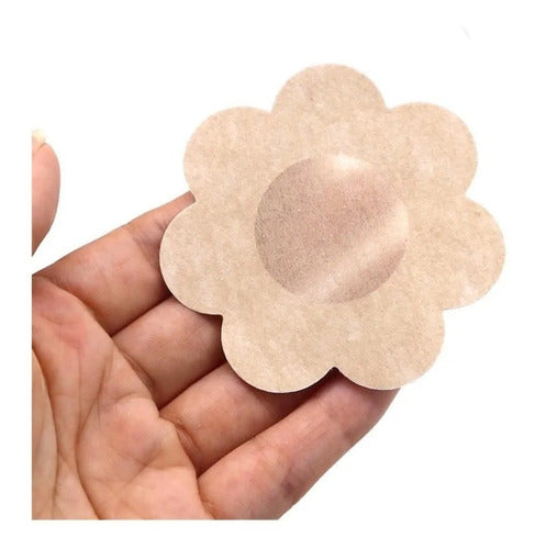 NippleCover Pack of 10 Pairs Adhesive Nipple Covers - Flower Shape! 3