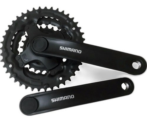 Set Grupo Transmision Shimano 21v -cadena-platos-piñon Rosca 1