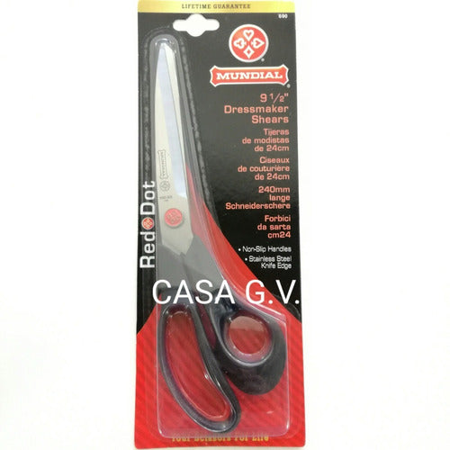 Mundial Sewing Scissors Red Point 690 9 1/2 SR 0