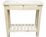 OH16 Breakfast Bar with 2 Shelves - 1.20 Meters, Pine Wood 2