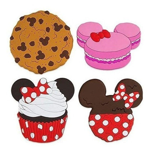 Disney Parks Decorative Magnet Set x 4 Mickey - Imported 0